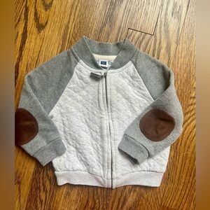 Janie and Jack quilted bomber cardigan jacket